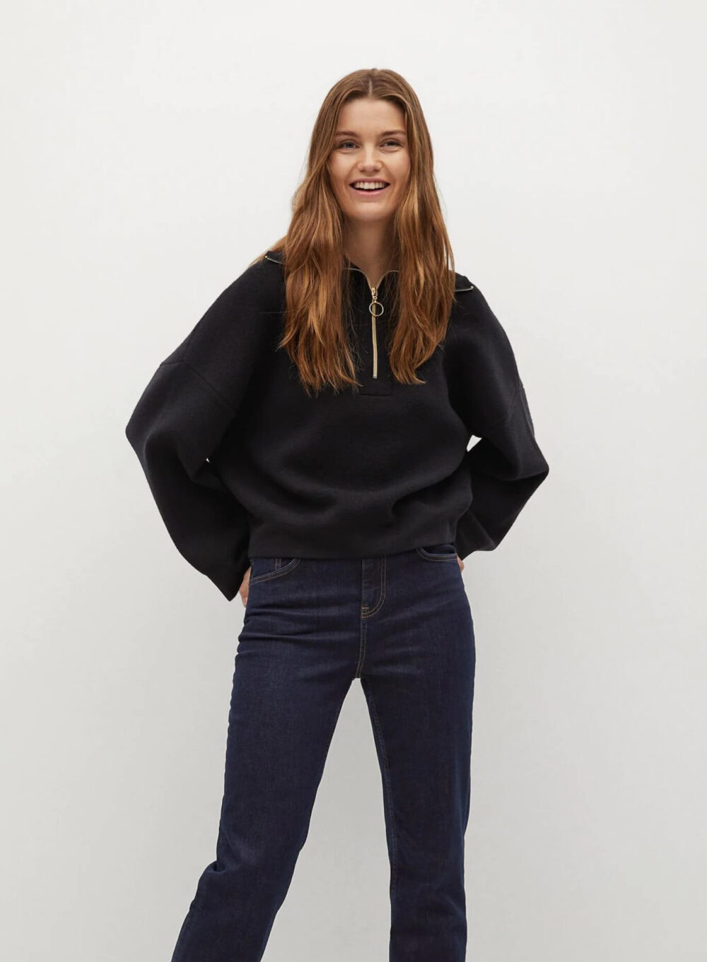 Sweater with ruffle detail – Image 6